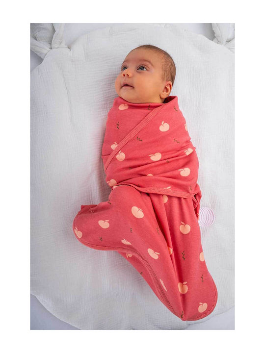 Blisssnug Swaddle Blanket Cotton Pink