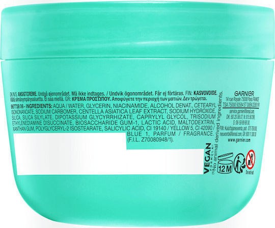Garnier Sorbet Salicylic Fresh & Pure Light 48h Moisturizing Day Face Cream with Niacinamide & Centella Asiatica 85ml