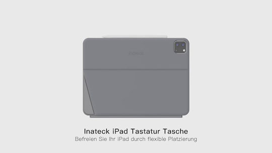 Inateck Flip Cover with Keyboard Grey (iPad 11)