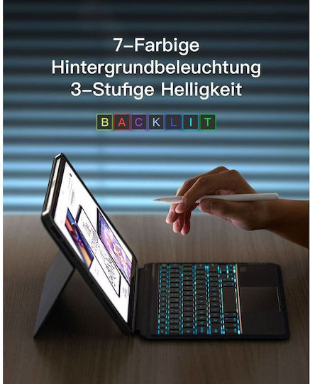 Inateck Flip Cover with Keyboard Grey (iPad 11)