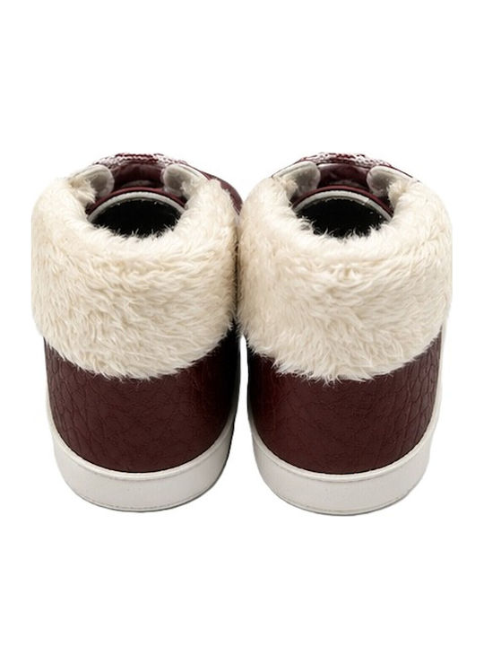 Panino Panino Weiche Sohlenschuhe Für Babys Burgundische Stiefel
