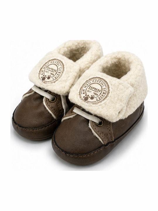 Panino Panino Weiche Sohlenschuhe Für Babys Braune Stiefel