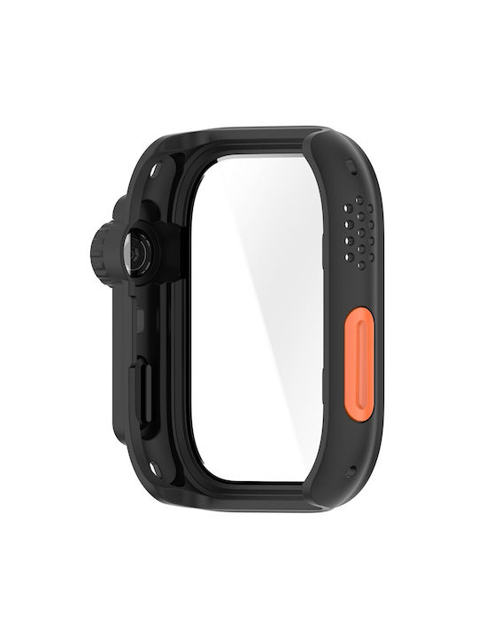 Πλαστική Θήκη με Τζαμάκι σε Μαύρο χρώμα για Huawei Watch Fit 5 Pro
