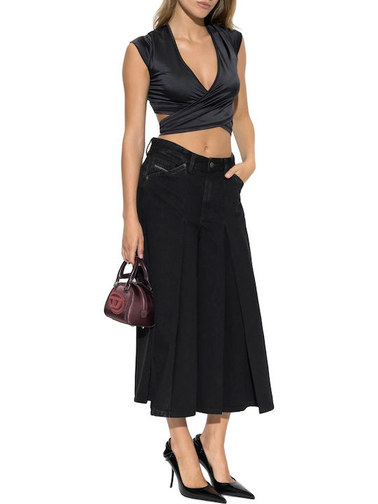 Women's Jean Bermuda Black