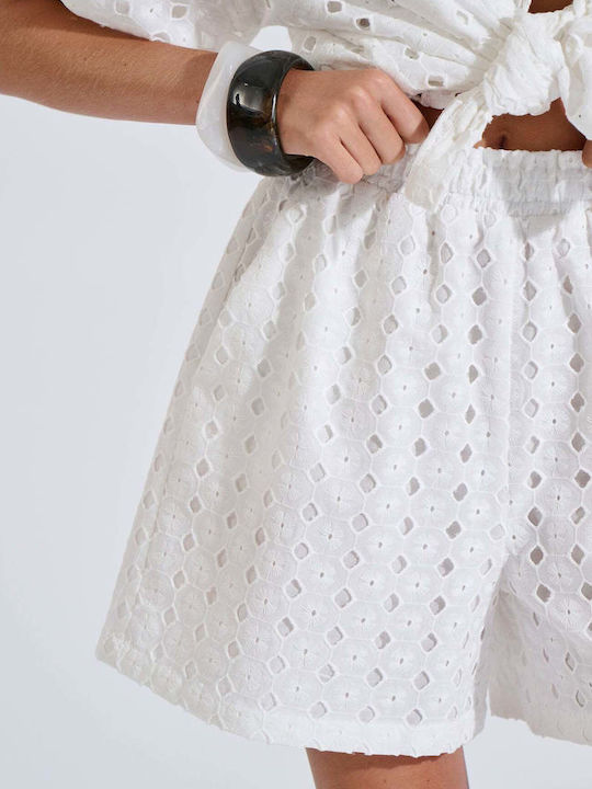 Women's White Shorts