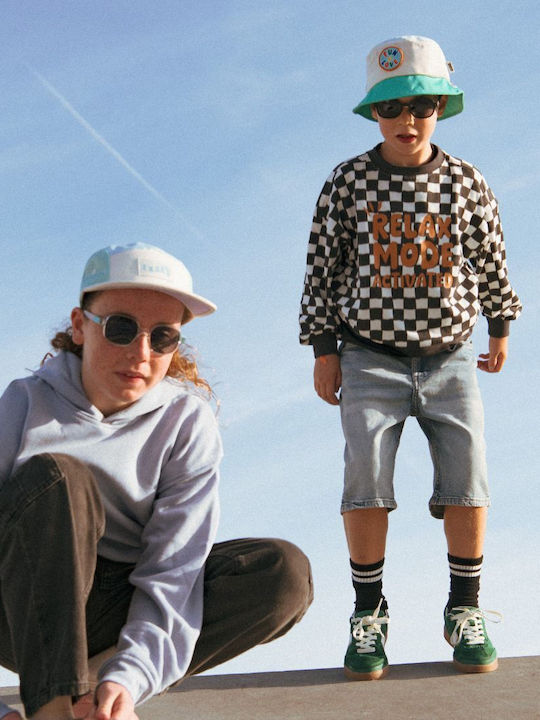 KiETLA Kinderhut Stoff Sonnenschutz Grün