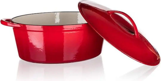 Banquet Oval Gusseisen Niederländische Ofen 6.7lt