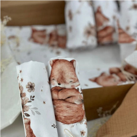 Velvet White Подаръчен комплект за бебета за момиче 14бр