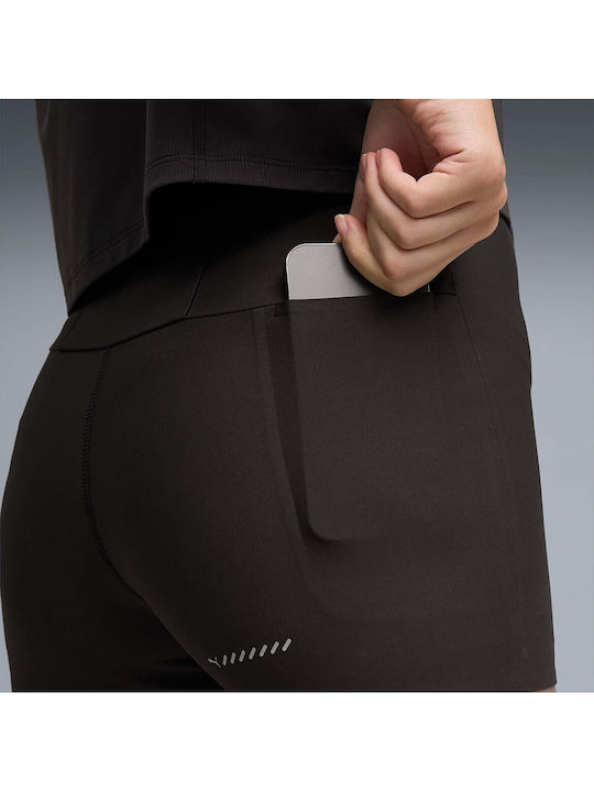 Lauf Damen Leggings Schwarz
