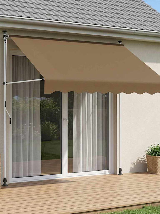 vidaXL Beige Terrace Tent x