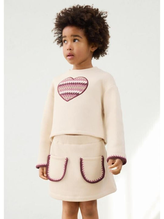 Mayoral Kids Set with Skirt Beige 2 Pieces Mayoral Kids Set with Skirt Beige 2 Pieces