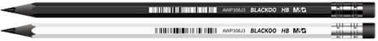 M&G Pencil Eraser Blackoo HB 1 Piece