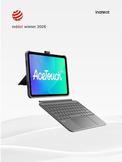 Inateck Ace Touch Keyboard Case Ipad 11"/10 9" Qwertz Rgb White