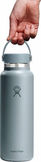 Hydro Flask Wide Flex Bottle Thermos Stainless Steel 1.18lt Mermaid Green