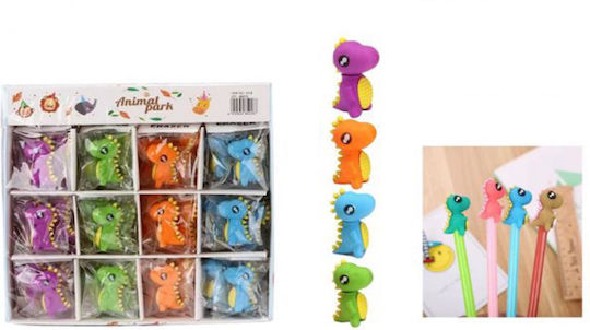 Dinosaur Eraser 3cm 4 Colors
