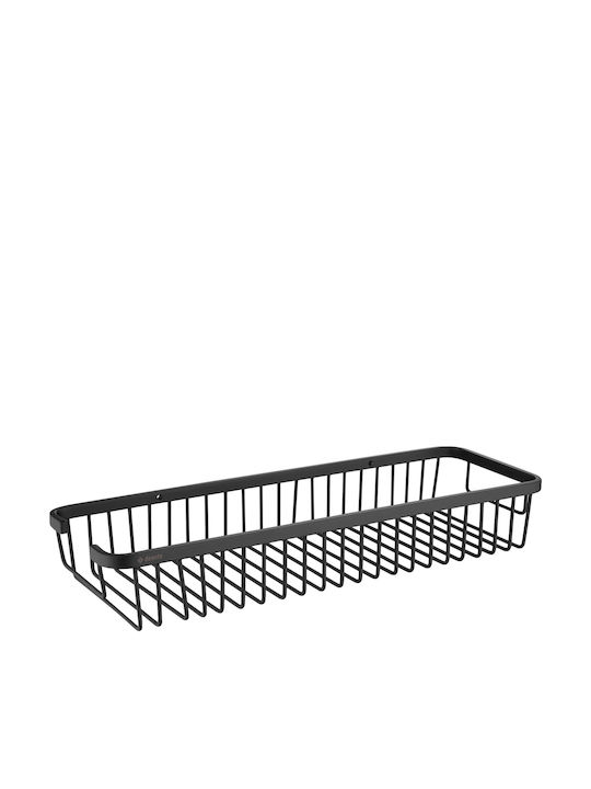 Deante Wall Mounted Bathroom Shelf Metallic Black