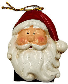 Ornament Ceramica Agățat Magnet 6 Modele 8x5,5x1,5 Cm