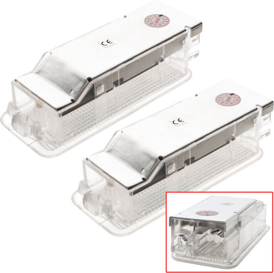 Citroen Berlingo C2 C3 C4 C5 C6 C8 Ds3 Jumpy Saxo Xsara Interior Cabin Trunk Led Lighting Lamps 2 Pcs Set
