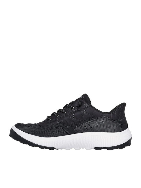 Urban Explore Slip-on-uri pentru bărbați din material negru