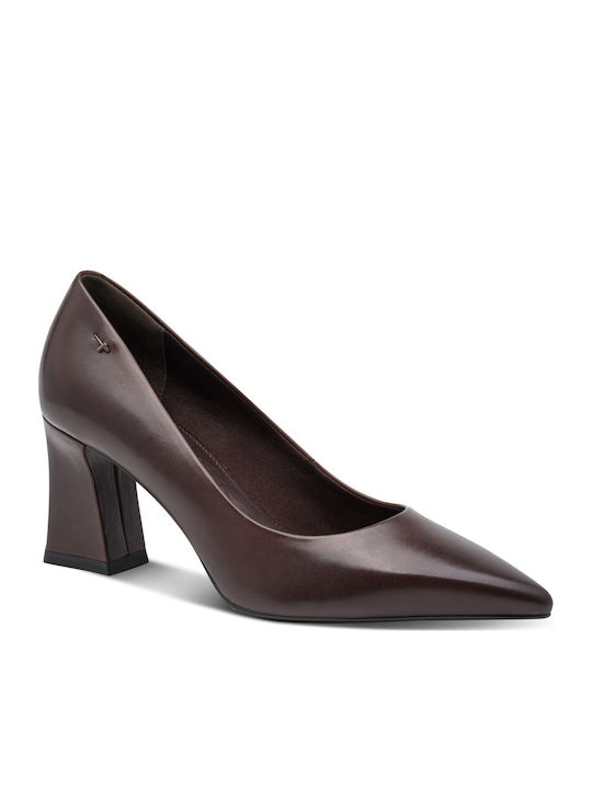 Leather Brown Heels