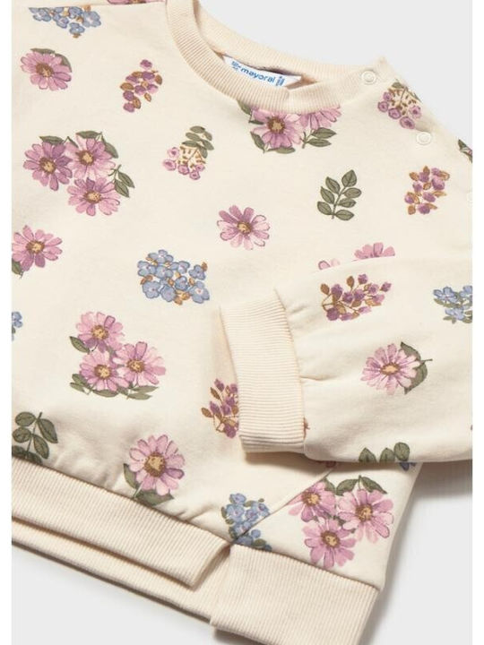 Kinder-Sweatshirt Beige