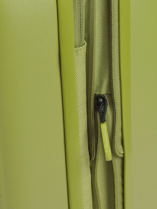 Mandarina Duck Logoduck+ Cabin Hard Travel Suitcase Winter Olive with 4 Wheels Height 55 cm