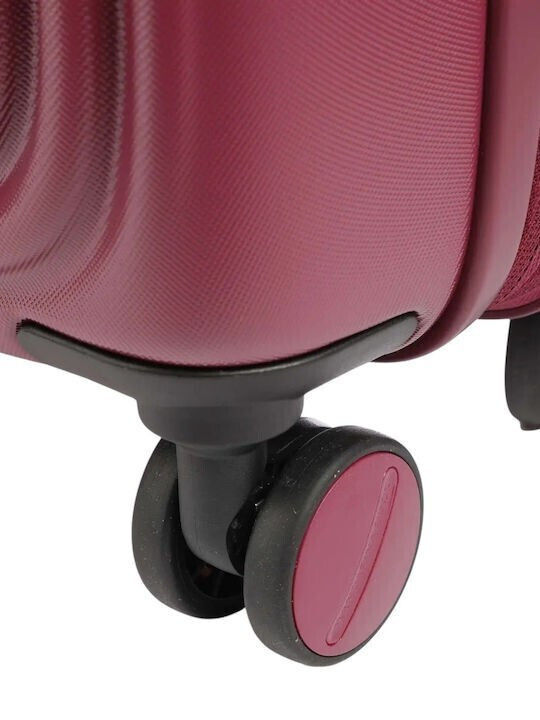Mandarina Duck Logoduck+ Cabin Hard Suitcase Grape with 4 Wheels Height 55cm