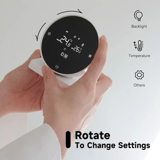 Termostat Digital de Cameră Smart cu Wi-Fi