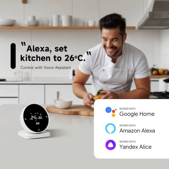 Termostat Digital de Cameră Smart cu Wi-Fi