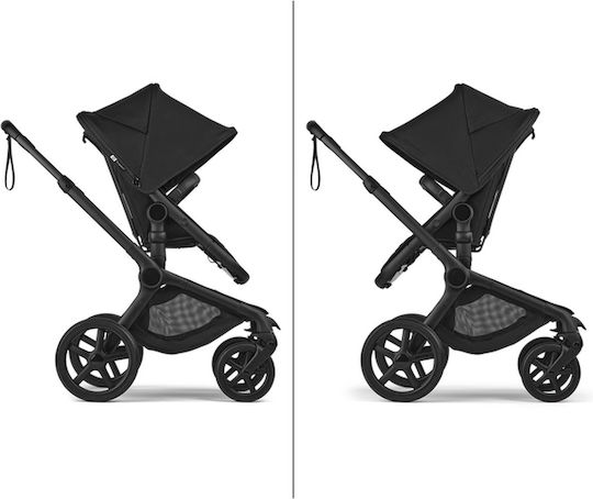 Bugaboo Fox 5 Renew Reversible 2 in 1 Baby Stroller Suitable for Newborn Heritage Black / Misty White