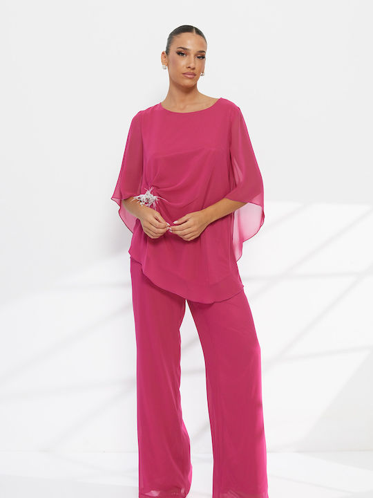Damen Asymmetrisches Set mit Hose