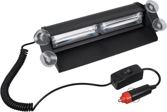 Vencore 6855-10014 LED Cree Cxb Cob Car Windshield Bar Suction Cups Emergency Lighting Single Colour Red 12-24v 6855-10014