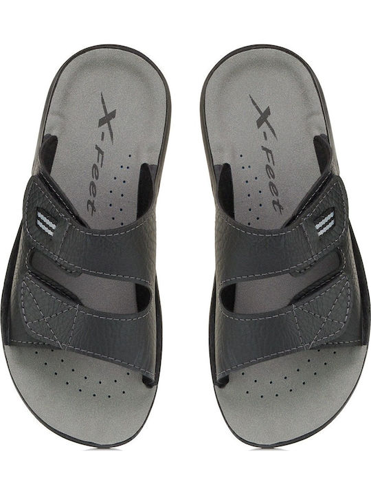 Herrensandalen in Schwarz Farbe
