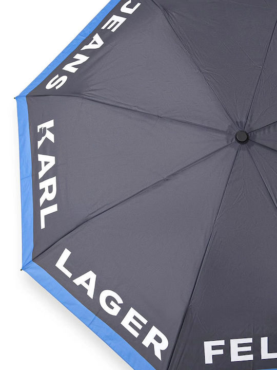Karl Lagerfeld Compact Black Umbrella