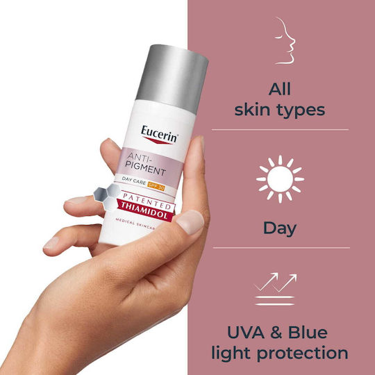 Eucerin Anti-Pigment Gesichtscreme Tag mit SPF30 gegen Dunkle Flecken 50ml