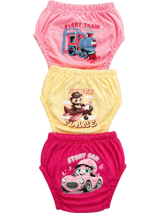 Poopes Set Kids Underwear Potty Training Pants 3 Pieces Multicolour