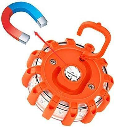 Vencore 6855-10001 Αδιάβροχο Επαναφορτιζόμενο Led Φως Έκτακτης Ανάγκης & Προειδοποίησης Οχημάτων Μαγνήτη 9 Λειτουργίες Φωτισμού Φακό 240 Lumens 6855-10001