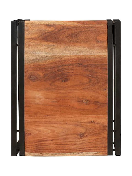vidaXL Επιδαπέδια Ραφιέρα Μπάνιου Ξύλινη 40x50x23cm Καφέ