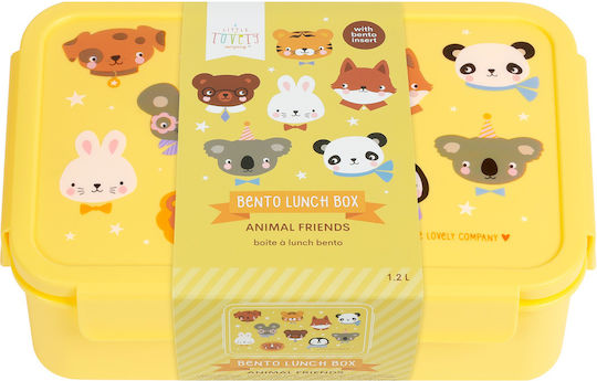 A Little Lovely Company Stainless Steel Kids' Dinner Set 0.35lt