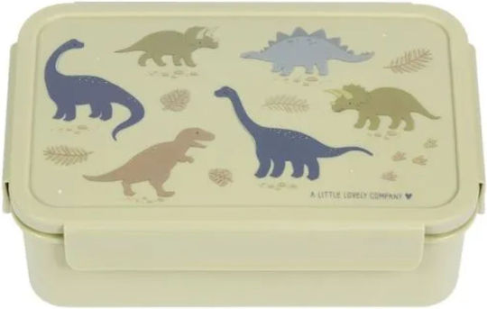 A Little Lovely Company Plastic Kids' Food Set Dinosaurs