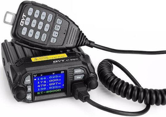 Qyt Kt-8900d Mini De Dublă Bandă Portabil Pompodectător Auto Vhf Uhf Ez2837
