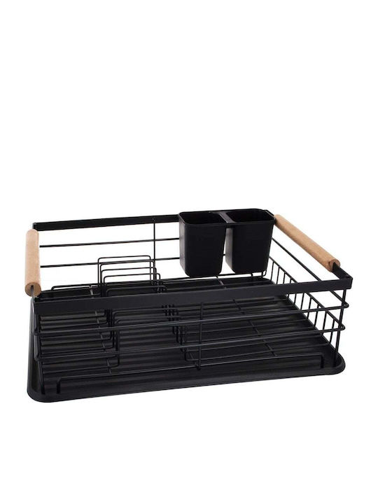 Brunbeste Sink Strainer Wooden Black 43x32x14cm