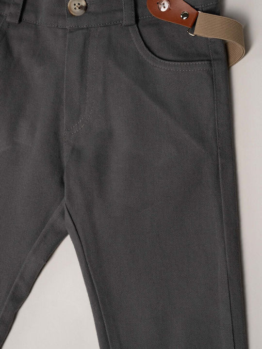 Kinderbekleidungssets mit Hosen & Mantel Sommer 2Stücke Grau