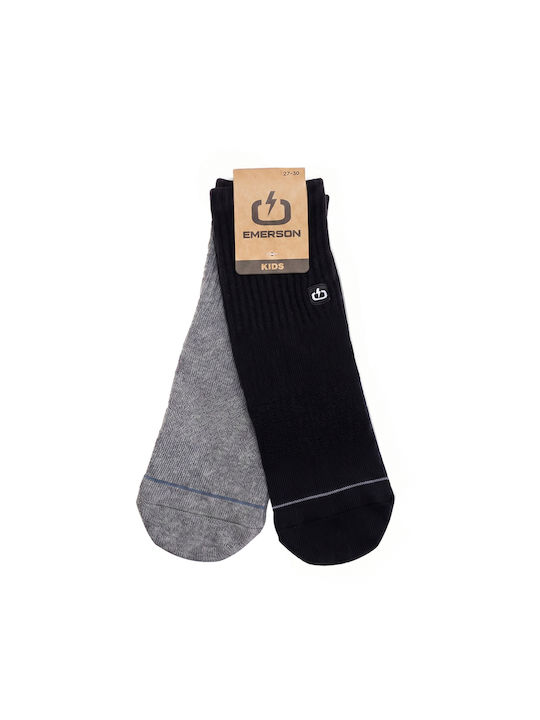 Emerson Kindersocken Emerson 2 Paar 262.EK08.43-Schwarz-Grau-Ml