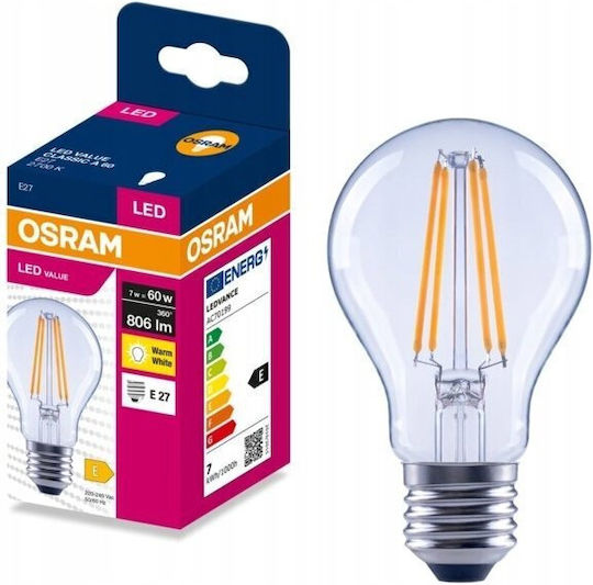 Eko Light LED Bulb 7W for E27 Socket Warm White 806lm
