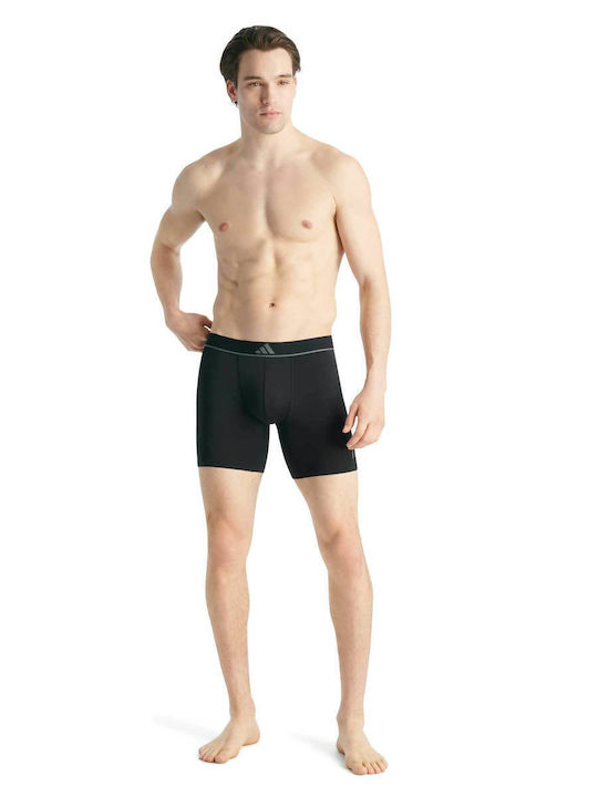 Herren Boxershorts Schwarz 3er Pack
