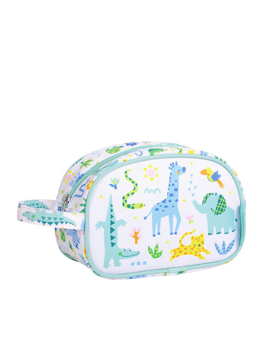 A Little Lovely Company Toiletry Bag Essentials Carry Handle Jungle