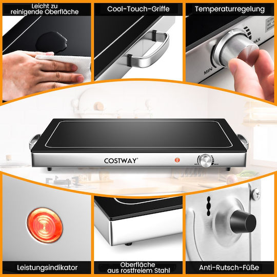 Costway Teppanyaki Platte Zum Grillen 56x36cm
