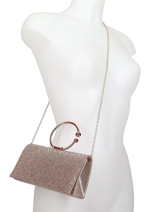 Women's Handbag Pink Gold