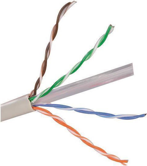 Datacomm U/UTP Cat.6 (Gigabit) Καλώδιο Δικτύου Ethernet Γκρι